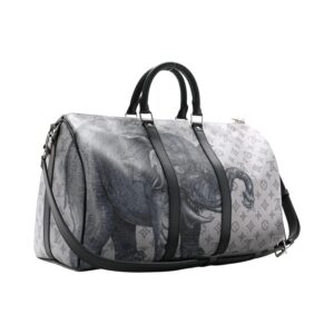 Louis Vuitton Savane Monogram Elephant Chapman Keepall Bandoulière 45 Dune - Image 2