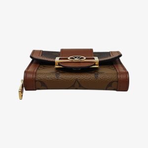 Louis Vuitton Brown Cloth Dauphine Handbag - Image 4