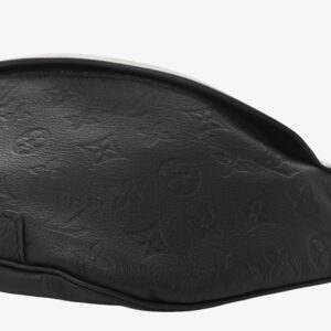 Louis Vuitton Calfskin Monogram Shadow Discovery Bumbag Black - Image 9