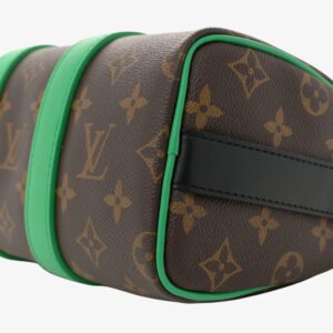 Louis Vuitton Monogram Macassar Keepall Bandoulière 25 Minty Green - Image 8