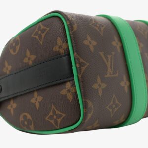 Louis Vuitton Monogram Macassar Keepall Bandoulière 25 Minty Green - Image 7