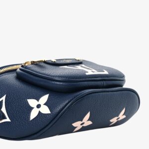 Louis Vuitton Empreinte Monogram Giant Mini By The Pool Bumbag Navy Crème - Image 9
