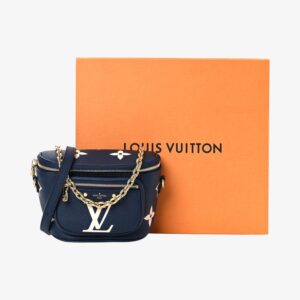 Louis Vuitton Empreinte Monogram Giant Mini By The Pool Bumbag Navy Crème - Image 10