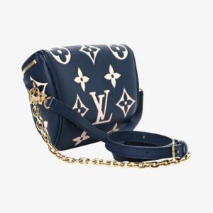 Louis Vuitton Empreinte Monogram Giant Mini By The Pool Bumbag Navy Crème - Image 2
