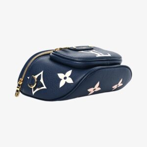 Louis Vuitton Empreinte Monogram Giant Mini By The Pool Bumbag Navy Crème - Image 3