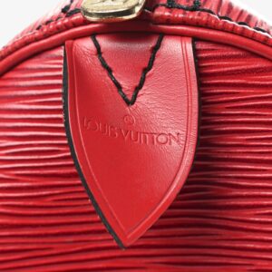 Louis Vuitton Epi Keepall 55 Castillan Red - Image 9