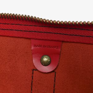 Louis Vuitton Epi Keepall 55 Castillan Red - Image 8