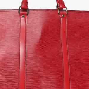 Louis Vuitton Epi Keepall 55 Castillan Red - Image 4