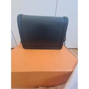 Louis Vuitton Dauphine Black Leather Handbag - Image 3