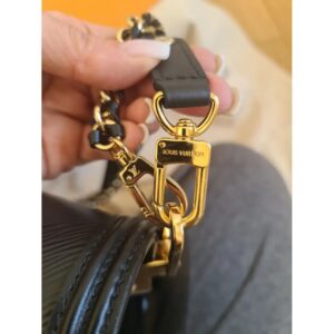 Louis Vuitton Dauphine Black Leather Handbag - Image 5