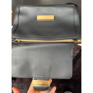 Louis Vuitton Black Leather Dauphine Handbag - Image 6