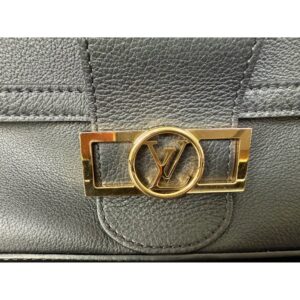 Louis Vuitton Black Leather Dauphine Handbag - Image 7